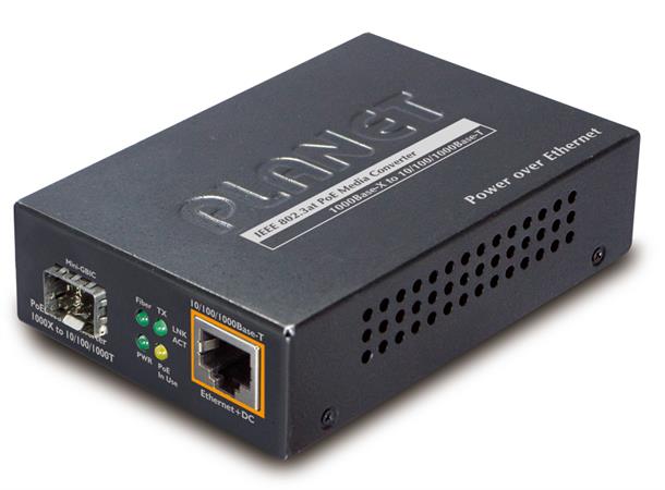 Planet Konverter 1000TX - SFP PoE+ 10/100/1000TX - mini-GBIC 